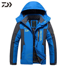 Load image into Gallery viewer, Men Suit for Fishing Jacket Waterproof Windproof Warm Thick Pants Fishing Shirt Sports Fishing Suit Winter Men Fishing Wear
