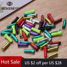 Load image into Gallery viewer, 50 Pcs/lot MTB Bike Bicycle Brake Shifter Aluminum Inner Cable Tips Crimps Cycle Cycling Parts Derailleur Shift Cables End Caps
