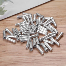 Load image into Gallery viewer, 50 Pcs/lot MTB Bike Bicycle Brake Shifter Aluminum Inner Cable Tips Crimps Cycle Cycling Parts Derailleur Shift Cables End Caps
