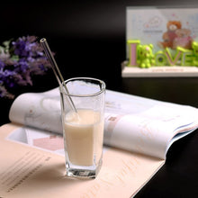 Load image into Gallery viewer, Reusable Glass Straws Smoothie Drinking Straws for Milkshakes Drinks glass straw трубочки для напитков
