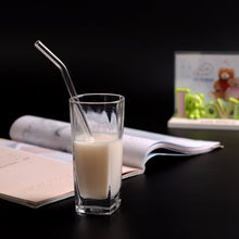 Load image into Gallery viewer, Reusable Glass Straws Smoothie Drinking Straws for Milkshakes Drinks glass straw трубочки для напитков
