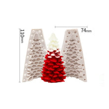 Load image into Gallery viewer, Silicone Christmas Pine Tree Candle Molds Soap Molds Baking Molds Moulds For DIY Xmas Candle Making Soap Making Baking Mold
