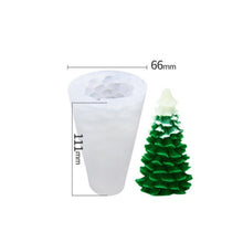 Load image into Gallery viewer, Silicone Christmas Pine Tree Candle Molds Soap Molds Baking Molds Moulds For DIY Xmas Candle Making Soap Making Baking Mold
