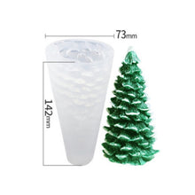 Load image into Gallery viewer, Silicone Christmas Pine Tree Candle Molds Soap Molds Baking Molds Moulds For DIY Xmas Candle Making Soap Making Baking Mold
