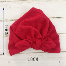 Load image into Gallery viewer, Flower Baby Hat Toddler Turban 6m-18m Infant Baby Headwraps Kids Bonnet Hat Newborn Baby Hat
