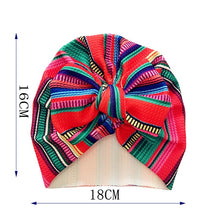 Load image into Gallery viewer, Flower Baby Hat Toddler Turban 6m-18m Infant Baby Headwraps Kids Bonnet Hat Newborn Baby Hat
