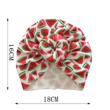 Load image into Gallery viewer, Flower Baby Hat Toddler Turban 6m-18m Infant Baby Headwraps Kids Bonnet Hat Newborn Baby Hat
