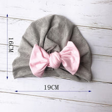 Load image into Gallery viewer, Flower Baby Hat Toddler Turban 6m-18m Infant Baby Headwraps Kids Bonnet Hat Newborn Baby Hat
