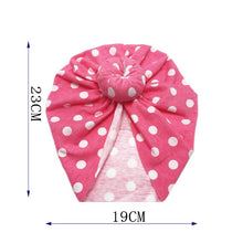 Load image into Gallery viewer, Flower Baby Hat Toddler Turban 6m-18m Infant Baby Headwraps Kids Bonnet Hat Newborn Baby Hat
