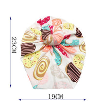 Load image into Gallery viewer, Flower Baby Hat Toddler Turban 6m-18m Infant Baby Headwraps Kids Bonnet Hat Newborn Baby Hat
