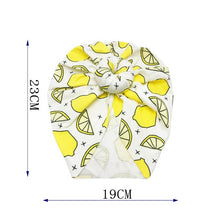 Load image into Gallery viewer, Flower Baby Hat Toddler Turban 6m-18m Infant Baby Headwraps Kids Bonnet Hat Newborn Baby Hat
