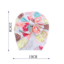 Load image into Gallery viewer, Flower Baby Hat Toddler Turban 6m-18m Infant Baby Headwraps Kids Bonnet Hat Newborn Baby Hat
