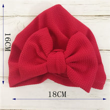 Load image into Gallery viewer, Flower Baby Hat Toddler Turban 6m-18m Infant Baby Headwraps Kids Bonnet Hat Newborn Baby Hat

