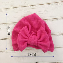 Load image into Gallery viewer, Flower Baby Hat Toddler Turban 6m-18m Infant Baby Headwraps Kids Bonnet Hat Newborn Baby Hat
