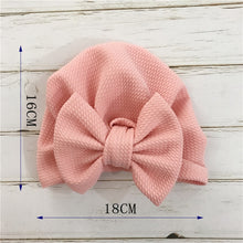 Load image into Gallery viewer, Flower Baby Hat Toddler Turban 6m-18m Infant Baby Headwraps Kids Bonnet Hat Newborn Baby Hat

