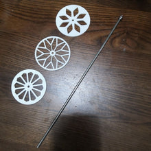 Load image into Gallery viewer, acrylic pull-through soap shapers  fit 7cm diameter column mold
