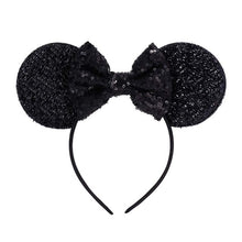Load image into Gallery viewer, Sweet girls Sequins Headbands For Girls Christmas Headband Hairband for Girls Mouse Ears Hair Bows Accessories Baby Headband 8pc
