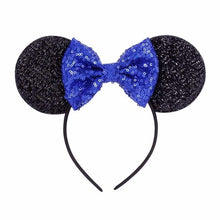 Load image into Gallery viewer, Sweet girls Sequins Headbands For Girls Christmas Headband Hairband for Girls Mouse Ears Hair Bows Accessories Baby Headband 8pc
