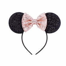 Load image into Gallery viewer, Sweet girls Sequins Headbands For Girls Christmas Headband Hairband for Girls Mouse Ears Hair Bows Accessories Baby Headband 8pc
