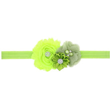 Load image into Gallery viewer, Baby Girl Headband Infant Hair Floral Cloth Tie Bows Newborn Headwear Tiara Headwrap For Birthday Party
