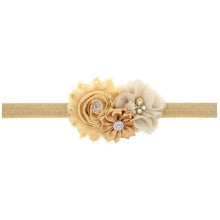 Load image into Gallery viewer, Baby Girl Headband Infant Hair Floral Cloth Tie Bows Newborn Headwear Tiara Headwrap For Birthday Party
