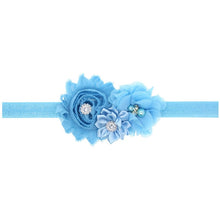 Load image into Gallery viewer, Baby Girl Headband Infant Hair Floral Cloth Tie Bows Newborn Headwear Tiara Headwrap For Birthday Party
