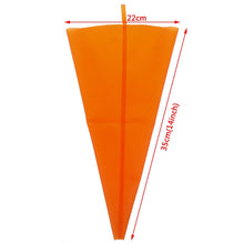 Load image into Gallery viewer, 10/12/14/16Inch Orange Decorated Flower Bag Squeeze cream butter jam bag Strong and soft Baking supplies Washable and reusable
