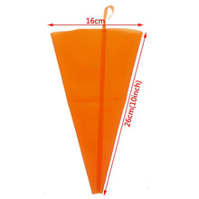 Load image into Gallery viewer, 10/12/14/16Inch Orange Decorated Flower Bag Squeeze cream butter jam bag Strong and soft Baking supplies Washable and reusable
