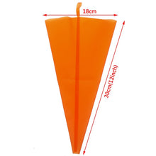 Load image into Gallery viewer, 10/12/14/16Inch Orange Decorated Flower Bag Squeeze cream butter jam bag Strong and soft Baking supplies Washable and reusable
