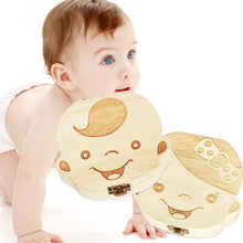 Load image into Gallery viewer, Wooden Baby Wooden Baby Teeth Box Kids Tooth Storage Box Teeth Umbilical Lanugo Organizer Milk Teeth Collect Gift Keepsakes Save
