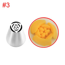 Load image into Gallery viewer, HMZCN Large Size Stainless Steel Rose Flower Cream Piping Nozzles Cupcake Nozzles Baking Decoration Cake Decorating Tools 1PCS
