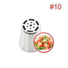 Load image into Gallery viewer, HMZCN Large Size Stainless Steel Rose Flower Cream Piping Nozzles Cupcake Nozzles Baking Decoration Cake Decorating Tools 1PCS
