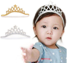 Load image into Gallery viewer, Baby Gril Crown  Baby Headband Girl Infant Hair Clothes Accessories Newborn Headwear Tiara Hairband for Birthday Party
