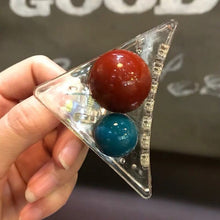 Load image into Gallery viewer, Candy Color Ball Triangle Hair Claws Clip Transparent Acrylic Fashion Simple Sweet Korean Women Girls Hairgrip Headwear

