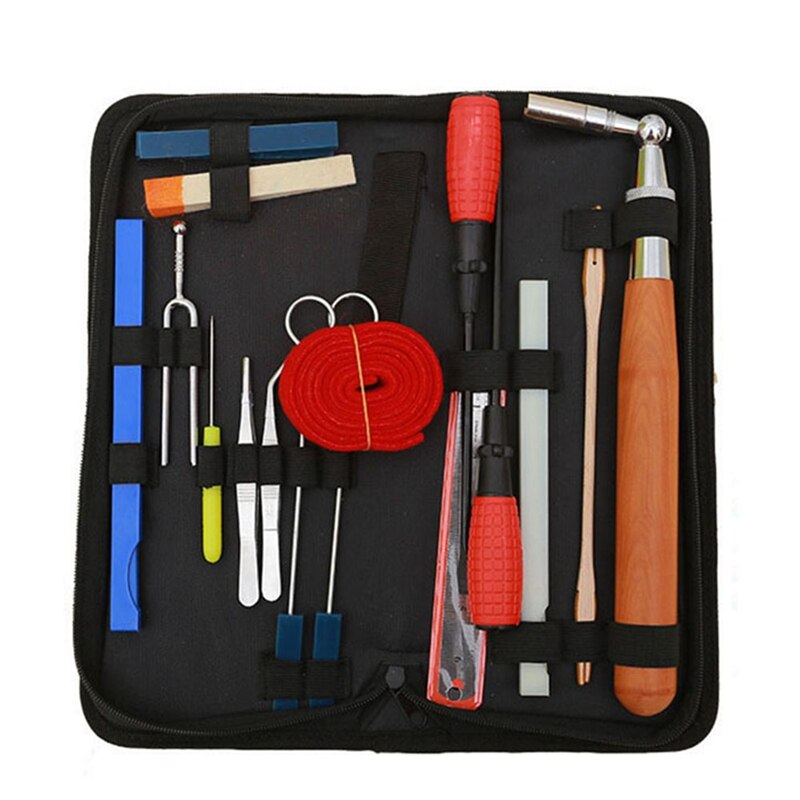 18-Piece Piano Tuning Tool Tuning Wrench Set Musical Instrument Repair Tool Tuning Accessories