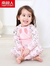 Load image into Gallery viewer, nanjiren Baby suit boys and girls plus velvet thermal underwear pajamas suits can be worn in all seasons to keep your baby warm
