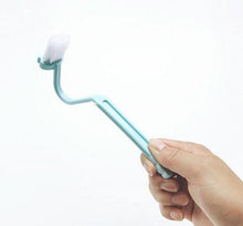 Load image into Gallery viewer, Silicone Wc Toilet Brush Flat Head Flexible Soft Bristles Brush with Quick Drying Holder Set for Bathroom Accessory Gap Cleaning
