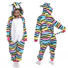Load image into Gallery viewer, kids  onesie pajamas children panda dinosaur sleepwear unicorn kigurumi onesies for boys girls blanket sleeper baby costume
