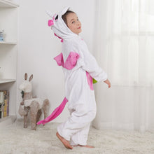 Load image into Gallery viewer, kids  onesie pajamas children panda dinosaur sleepwear unicorn kigurumi onesies for boys girls blanket sleeper baby costume
