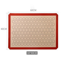 Load image into Gallery viewer, Resuable Silicone Baking Mat Sheet Bakeware Pastry Tools Non-Stick Silicone Mat For Dough Roll Cake Cookie Macaron Making
