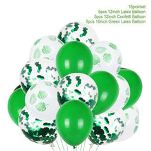 Load image into Gallery viewer, Green Balloon Animal Palm Leaf Foil Ballons Woodland Party Baloons Jungle Safari Birthday Party Decorations Kids Baby Shower
