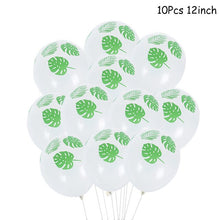 Load image into Gallery viewer, Green Balloon Animal Palm Leaf Foil Ballons Woodland Party Baloons Jungle Safari Birthday Party Decorations Kids Baby Shower

