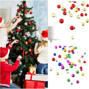 12 PCS Modern Christmas Tree Ball Baubles Xmas Party Wedding Hanging Ornament Christmas Decoration Supplies