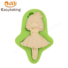 Load image into Gallery viewer, 12 Lovely Little Girls Series 3D Silicone Arts Molds Cake Topper Decorating Tools Sugarcraft Mould for Chocolate Candy Clay

