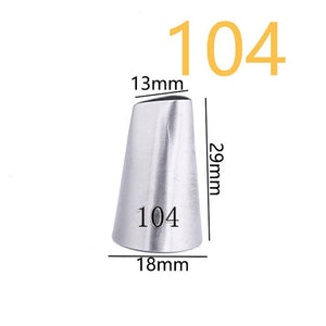 1PC #104 Big Size Icing Nozzle Decorating Tip Cake Baking Pastry Decorating Tool Free Shipping Icing Tips